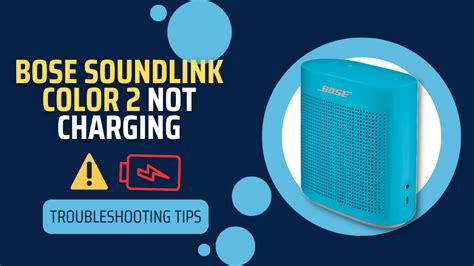 Bose SoundLink Color 2 Not Charging (Troubleshooting Tips)