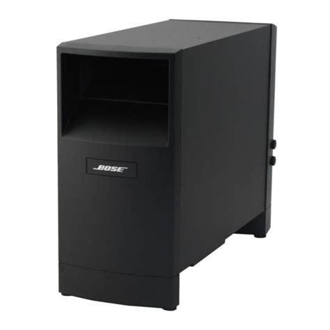 Bose acoustimass 10 series 4 manual. - Nri investments and taxation a small guide for big gains.