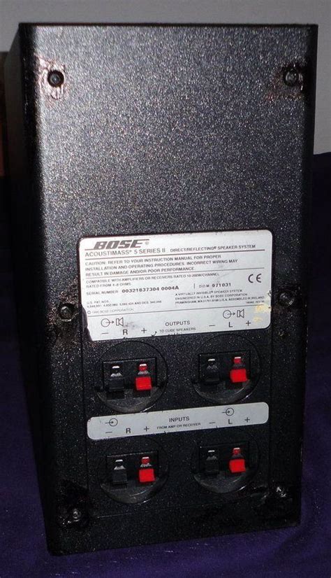Bose acoustimass 5 series 2 manual. - Revox b215 b 215 b 215 b215 tape recorder service manual.
