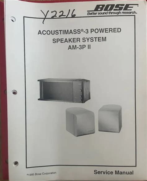 Bose acoustimass speaker system repair guide. - 2009 nissan xterra service repair manual download 09.