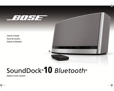 Bose sounddock 10 bluetooth dock manual. - Illustrated parts manual for cessna 150.