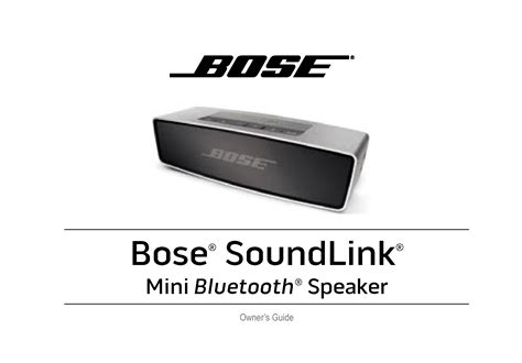 Bose soundlink mini bluetooth speaker user manual. - Identification guide to north american birds part i columbidae to ploceidae.