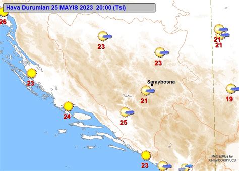 Bosna hersek hava durumu 30 günlük