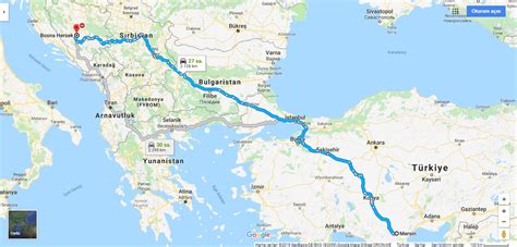 Bosna hersek karayolu ile nasıl gidilir