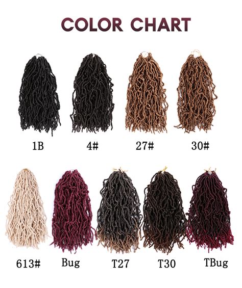 Boss Nu Locs Color Chart A Visual Reference of Charts Chart Master