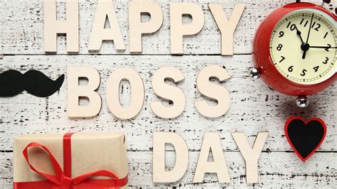 Boss day is when