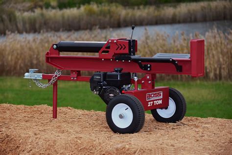 Sold Out. 22 Ton H/V 3-Point Hitch Log Splitter. This Boss Industrial 3 Point Tractor Drive D... $1,799.99. 27 Ton Horizontal/ Vertical Gas Log Splitter. This Boss Industrial Professional 27 Ton Hor... $1,599.00. Sold Out. 28 Ton H/V 3-Point Hitch Log Splitter. .