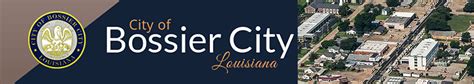 In partnership with our community, we strive to preserve the peace and provide a safe environment. City of Bossier City. 620 Benton Road. Bossier City, LA 71111. Mailing Address: P.O. Box 5337. Bossier City, LA 71171-5337. View various government services for residents of the Bossier Parish.. 