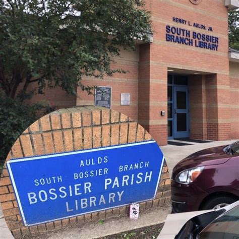 Bossier parish library. Bossier Parish Libraries. Locations & Hours. Central Library (318) 746-1693 2206 Beckett Street. Bossier City, LA 71111. See map: Google Maps . Library Information. Mon-Thu: 9 ... Bossier Parish Police Jury 