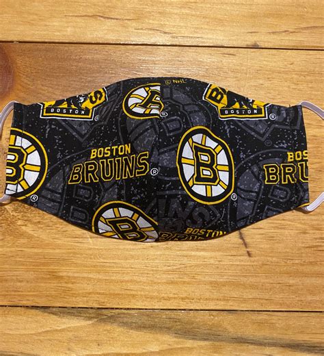 Boston Bruins Face Mask - Etsy