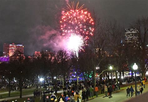 Boston First Night Parade and Fireworks Draws Thousands