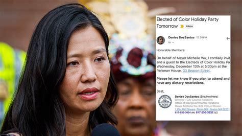Boston Mayor Wu, city councilors answer questions after email invite to ‘Electeds of Color Holiday Party’ mistakenly sent to entire city council