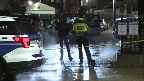 Boston Police investigating scene in Dorchester