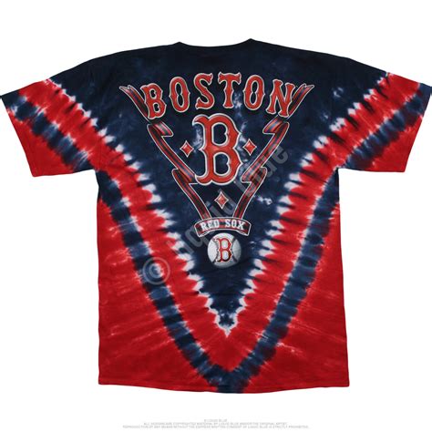 Boston Red Sox Tie-Dye Tees MLB® Licensed by Liquid Blue