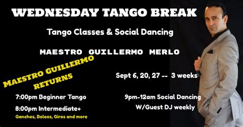 Boston Tango Society Calendar