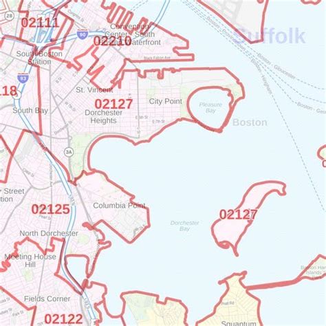 Boston Zip Code Map A Comprehensive Guide 2023 Calendar Printable