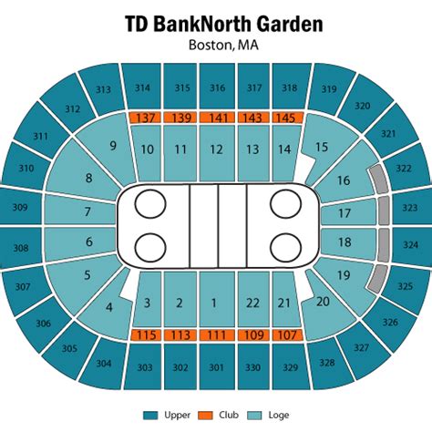 TD Garden Seating Chart Details. TD Garden is a top-notch venue located in Boston, MA. As many fans will attest to, TD Garden is known to be one of the best places to catch live entertainment around town. The TD Garden is known for hosting the Boston Celtics and Boston Bruins but other events have taken place here as well. TD Garden Seating Maps. 