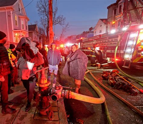 Boston firefighters battled Dorchester fire that struck 6 alarms, engulfed 2 homes