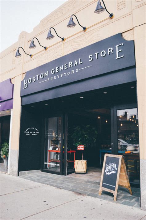 Boston general store. There are currently two Boston General Store locations: Coolidge Corner 305 Harvard Street Brookline, MA 02446. Dedham Square. 626 High Street Dedham, MA 02026. See our Hours + Locations page for hours of operation. 