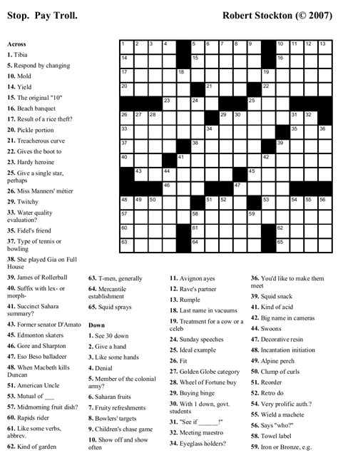 Boston globe daily crossword puzzle. People magazine printable crossword puzzles are crossword puzzles that are found on People magazine’s website. These crossword puzzles are similar to the crossword puzzles that are... 