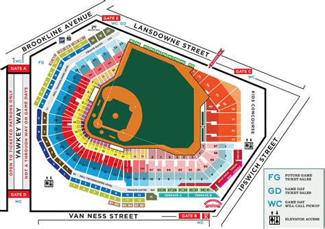 Our staff wanted to breakdown the Fenway Park seating chart in a way that would help fans become more familiar with the layout.. 