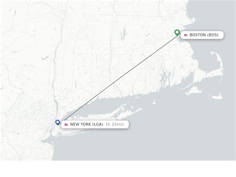  The best one-way flight to New York from Boston in the past 72 hours