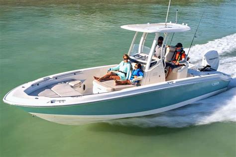 Boston whaler boats. Boston Whaler 250 Dauntless. 2024. Request Price. For boaters seeking a higher-quality bay boat experience, the 250 Dauntless raises the bar. Smooth-riding performance and a spacious center console layout combine with amenities for fishing, watersports, comfortable offshore cruising and beyond. 