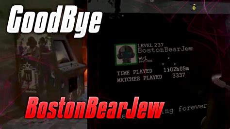 Match History. We have no recorded data for you yet. Go play some ranked games and leave this window open! View BostonBearJew's Rainbow Six Siege career stats, progress and leaderboard rankings.. 