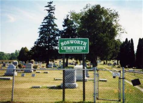 Bosworth Cemetery in Olivet, MI burials list: Estella …