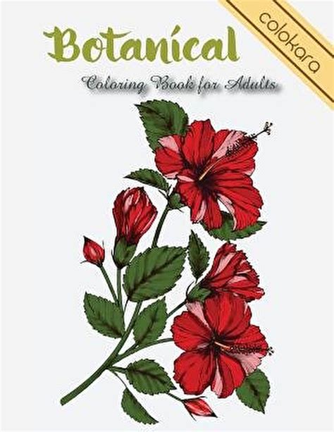 Download Botanical Coloring Book For Adults Flowers And Plants Coloring Pages By Colokara