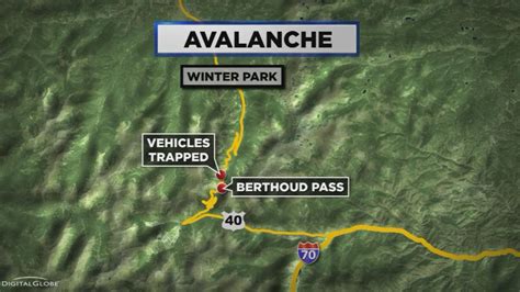 Both lanes of U.S. 40 reopened after avalanche near Winter Park