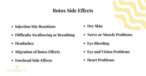 Botox side effects What they are and how to manage
