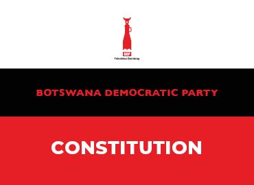 Botswana democratic party structure chart