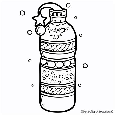 Bottle Coloring Shee