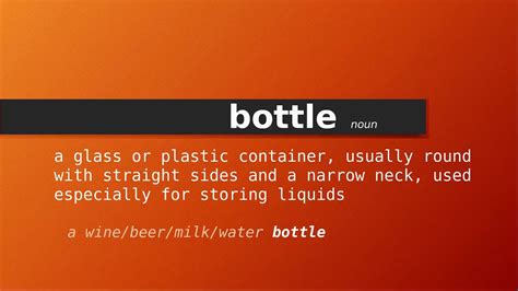 Bottle English Pronunciation - SpanishDict