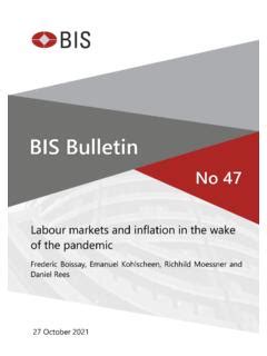 Bottlenecks, labour markets and inflation in the wake of the …