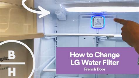 Bottom Freezer Refrigerator - How to Change the Water Filter