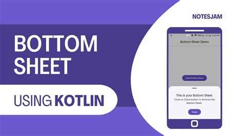 Bottom Sheet Android Tutorial Working with BottomSheet