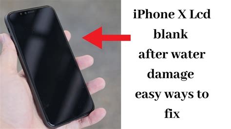 Bottom of iPhone screen is not working after water damage. How …