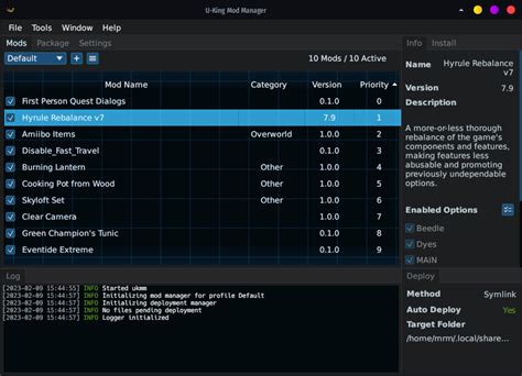 Botw performance mods cemu. exe Description U-King Mod Manager (UKMM) is a spec...