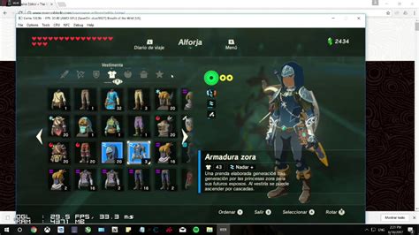 Botw save editor cemu. You can locate the manual save by running BotW and comparing the image you see when you go to load a save with the caption.jpg inside each numbered folder. With your folder located, (mine was 4) copy the game_data.sav file to the desktop and rename it to backup.sav that you can use to restore your game in case something goes wrong. 