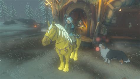 Snowfield Stable Hebra -1630, 2587, 0234 Trigger 'Zelda's Golden Horse' Side Quest from here. Dueling Peaks Stable West Necluda 1757, -1957, 0010 The Well beneath Dueling Peaks Stable goes .... 