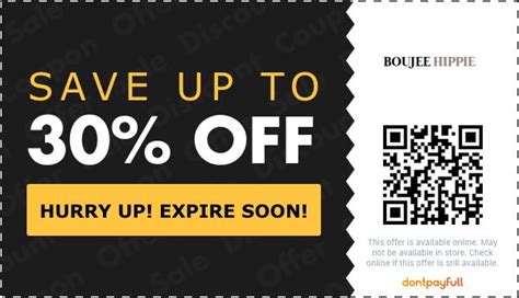 Boujee coupons. Every way to save at The Boujee. Try our 7 best The Boujee coupons; The Best The Boujee coupon code is 'LINGLEAH'. The best The Boujee coupon code available is LINGLEAH. This code gives customers 10% off at The Boujee. It has been used 374 times. 