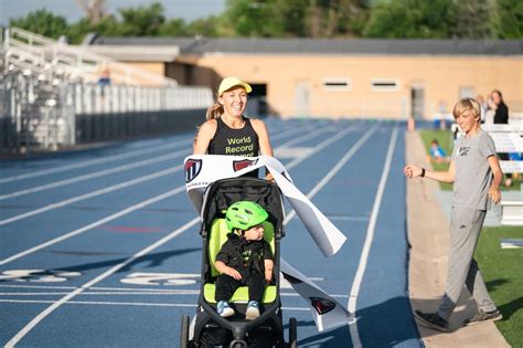 Boulder mom breaks world record for running while pushing a stroller