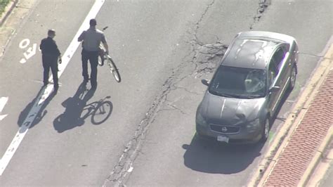 Boulder police searching for driver that struck cyclist riding with child