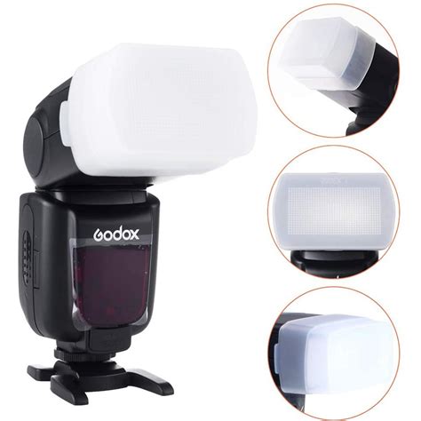 Bounce Flash Soft Diffuser Dome For Godox V860 TT685 TT600 - YouTube