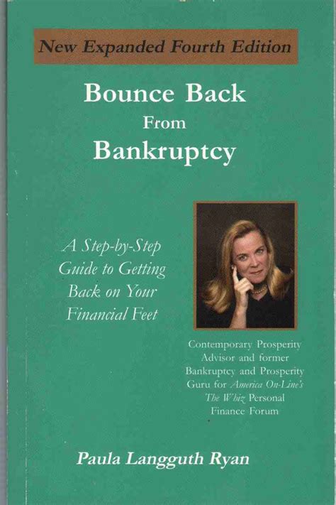 Bounce back from bankruptcy a step by step guide to getting back on your financial feet 4th edition. - Administrative support assistant iii study guide.