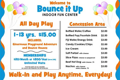 Bounce it up livonia. Moreover, Bounce It Up employees might be uninformed of a participant’s health or abilities. They may give partial warnings or directions, and the equipment being used might malfunction. 2. I explicitly concur and promise to accept and assume all of the risks existing in this activity. My participation in this activity is entirely voluntary ... 