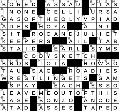 Bouncy milne character crossword. Will Shortz is the most prestigious name in crosswords. As editor of the daily New York Times crossword, he has worked on every puzzle since 1993. He’s also the founder of the Worl... 
