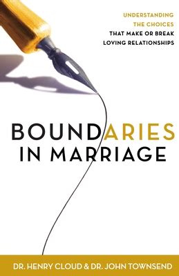 Read Boundaries In Marriage Workbook By Henry Cloud